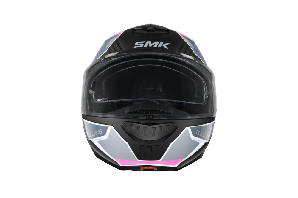 Шлем SMK GULLWING KRESTO, цвет белый/серый/розовый (S)