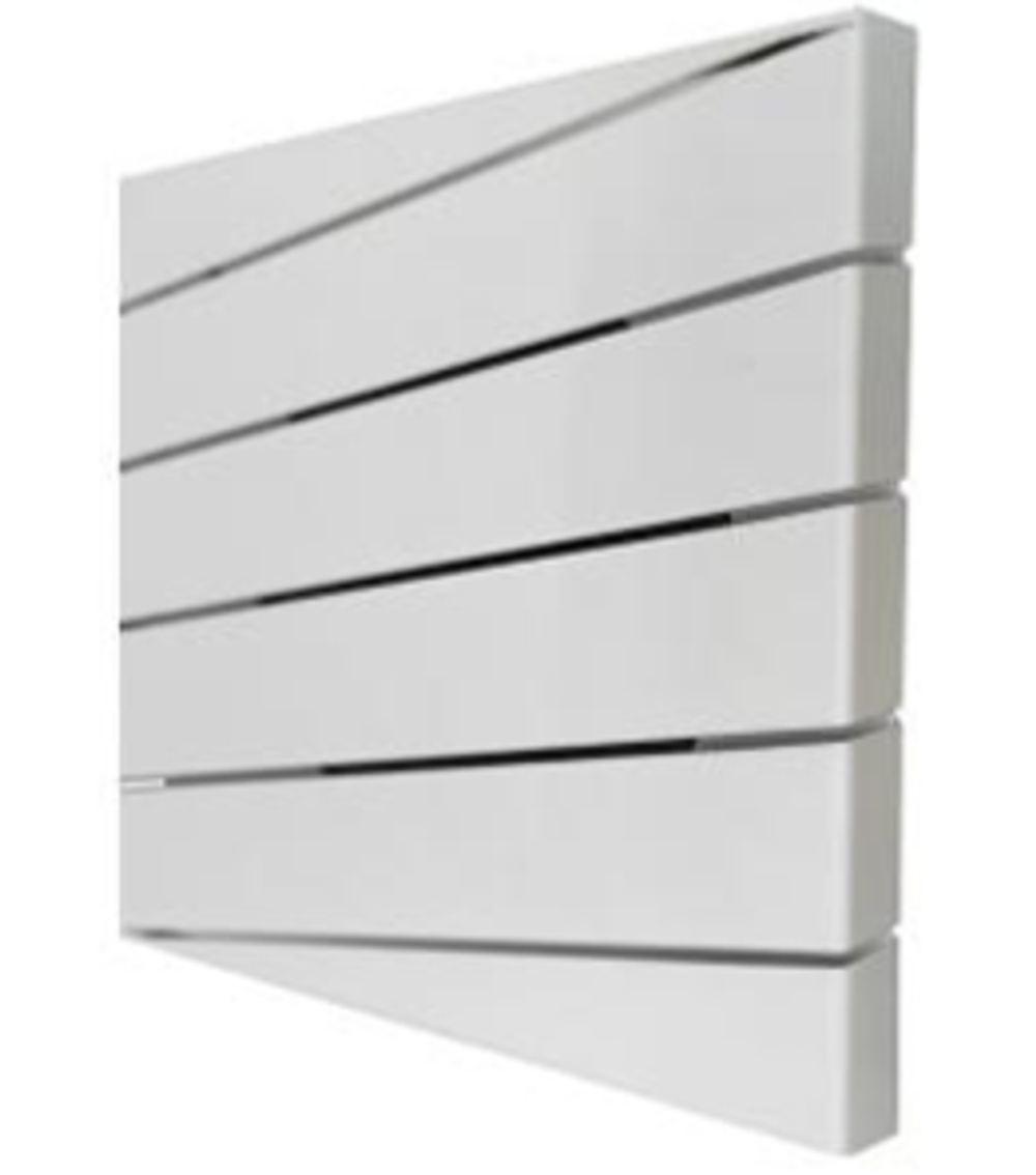 Решетка на магнитах RDP-150 белая (под трубу d 100мм, габарит 150х150мм)