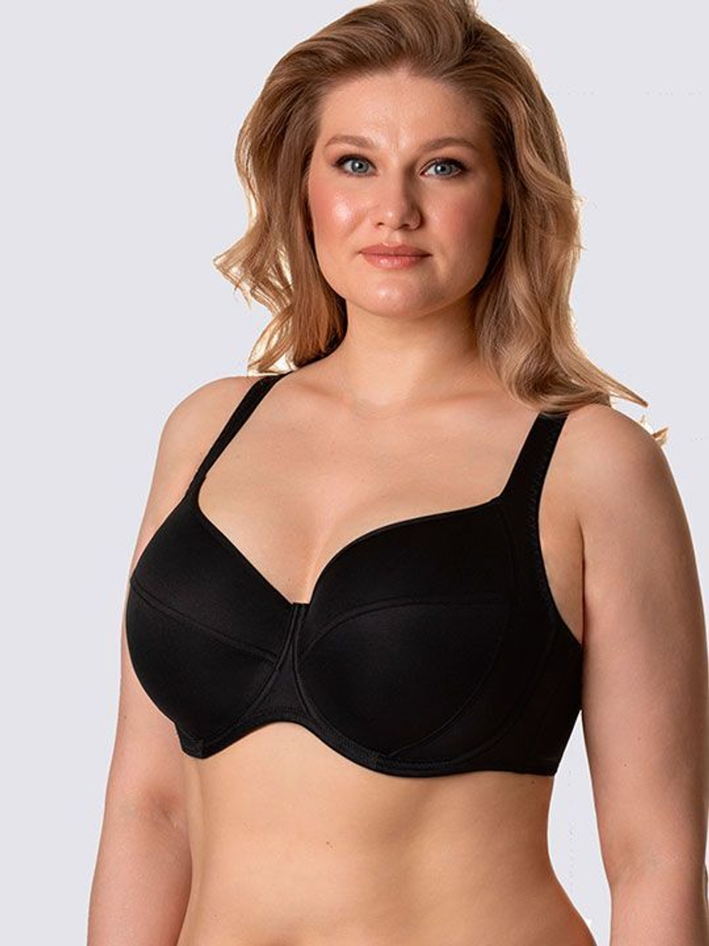 Бюстгальтер на каркасах с мягкой чашкой (Размер: 70G) (Цвет: черный)
