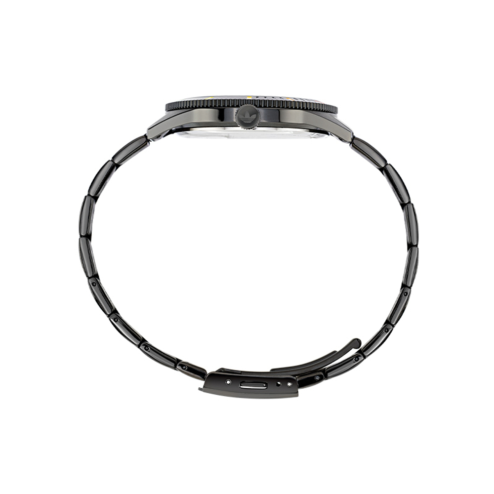 Adidas Originals FASHION Wrist Watch Quartz Movement Stainless Steel Strap Black Dial Women"s Watch 50m Water Resistant