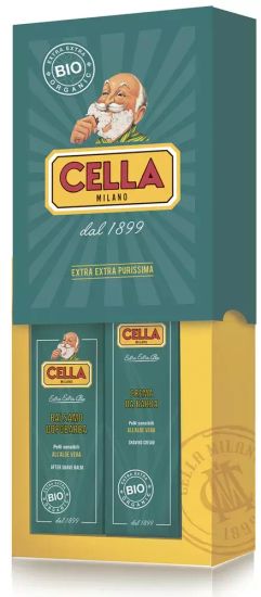 Подарочный набор для бритья Cella Organic Shaving Set