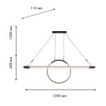 Подвесной светодиодный светильник Favourite SPILLET 4587-12P