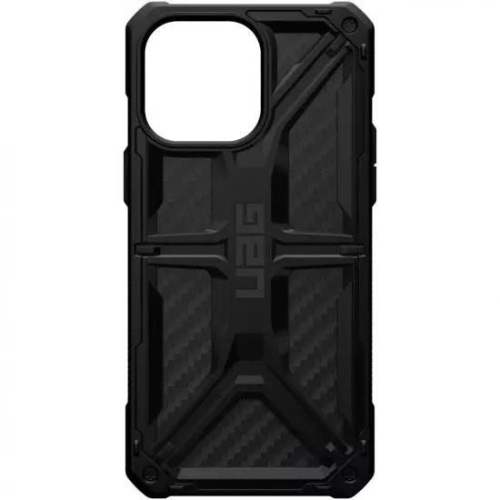 Чехол Uag Monarch для iPhone 14 6.1" Pro, цвет карбон (Carbon Fiber)