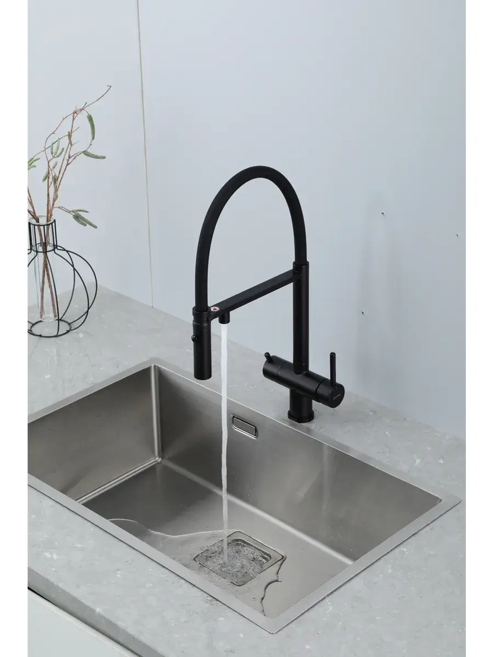 Смеситель для кухни с подключением к фильтру Gappo G4397-86