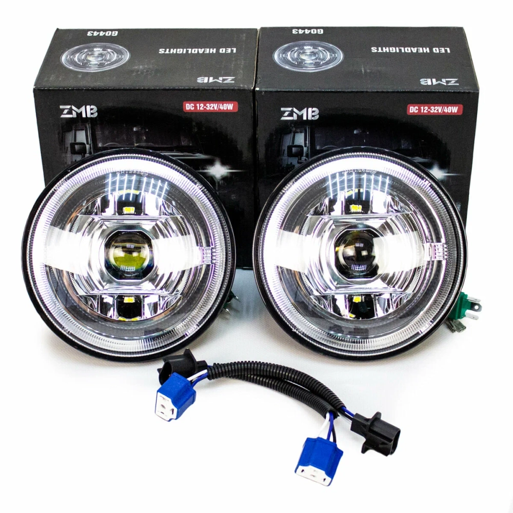 Фары Нива 4х4/Легенд в стиле Jeep Wrangler