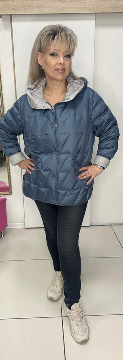 Весенне-осенняя курточка в джинсовом цвете