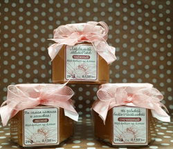 Подарок маме. Набор мёда из 5 баночек по 0,150 гр.