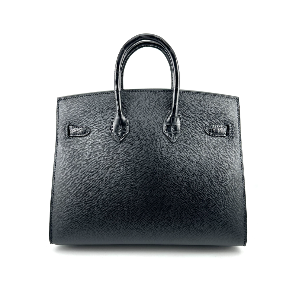 Hermès Birkin 20 Sellier Alligator “Faubourg by Night” So Black