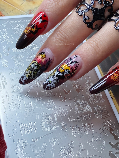 Пластина для стемпинга Enigmanic Stamping №034