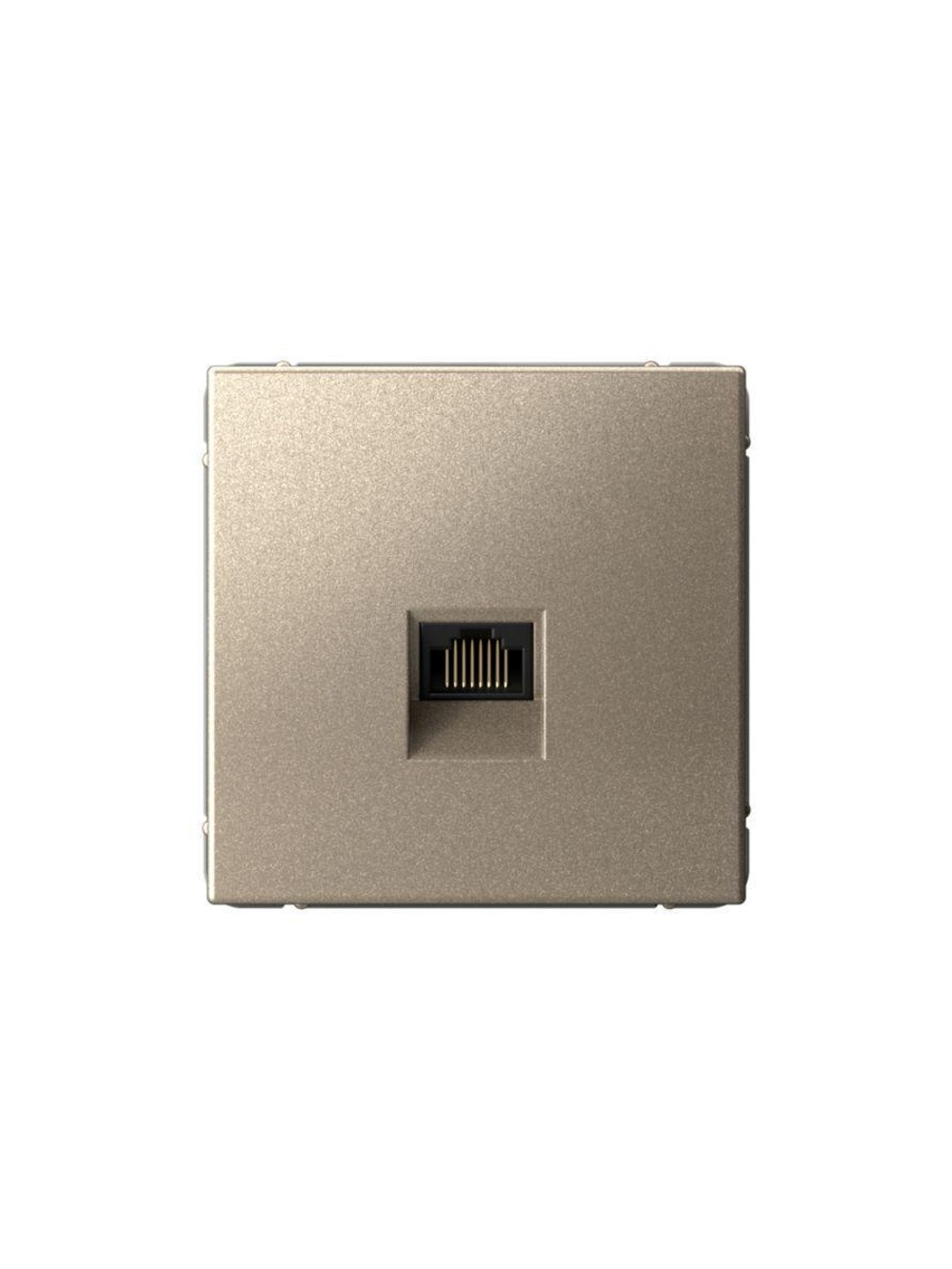 Розетка компьютерная ArtGallery RJ45 кат.6A механизм шампань SE GAL000586