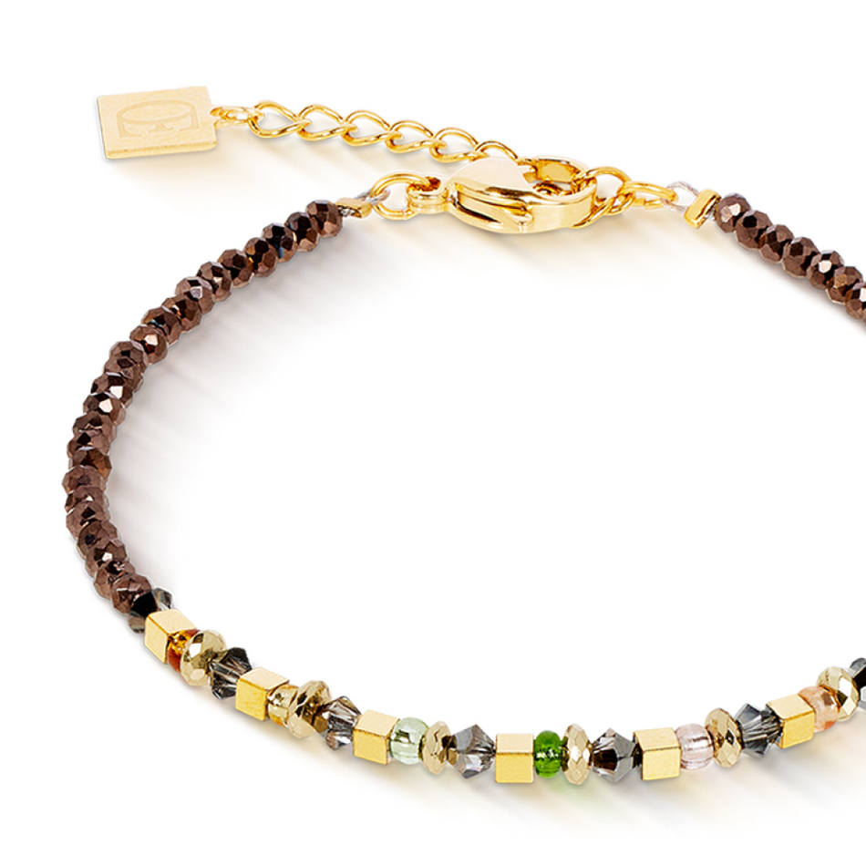 Браслет Coeur de Lion Brown-Olive 4359/30-1109