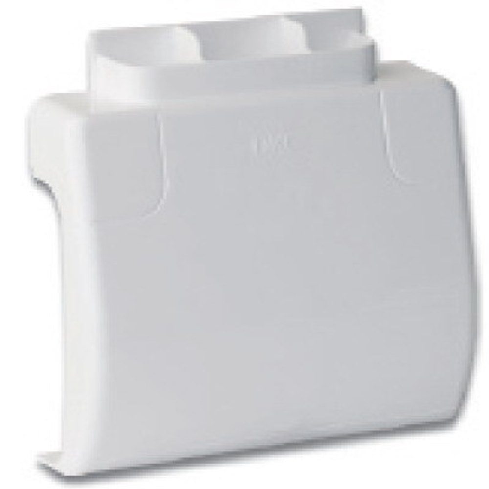 Отвод широкий от каналов 70х22 или 90х25 к 6-мод. коробке "Brava"