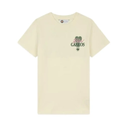 Детская теннисная футболка Roland Garros Rackets - ecru