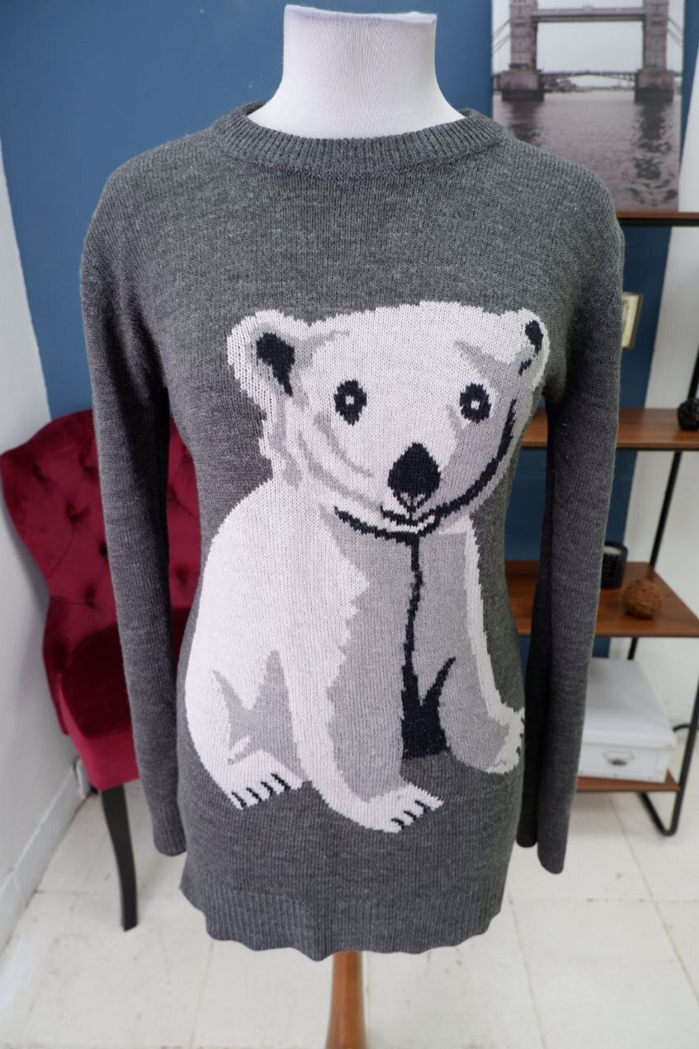 Джемпер Incity c медвежонком  46 размер