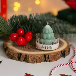 микро свеча "морозный день"