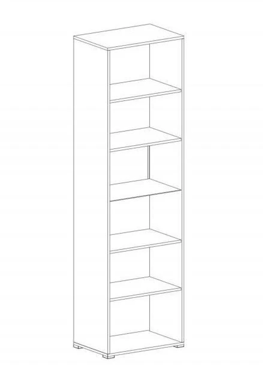 Шкаф-витрина однодверный "Ницца"