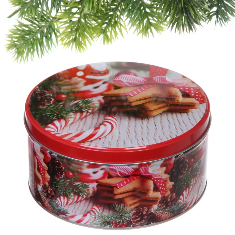 Банка жестяная «Пряничное чудо» 1500мл, 16,5*7,5см