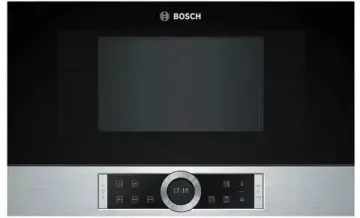 Микроволновая печь встраиваемая Bosch BFL634GS1, черный/серебристый