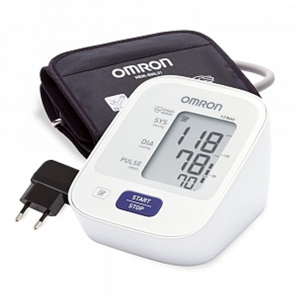 Тонометр Omron M2 Basic (HEM-7121-ALRU) Адаптер+Универсальная манжета