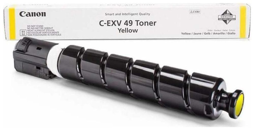 Тонер-картридж CANON C-EXV49 Y для IR C3325i/C3520i/C3525i/C3725i/C3826i (8527B002) желтый