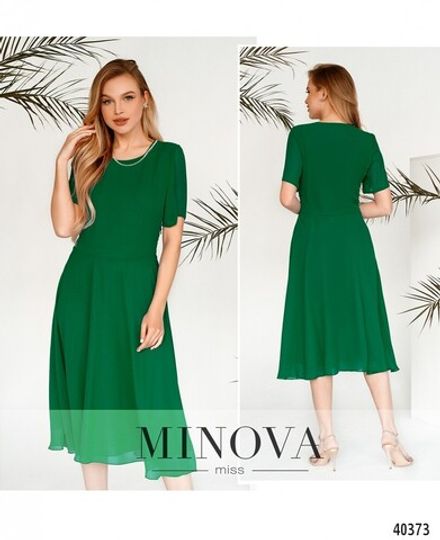 Платье 3148-зеленый Minova Фото 1