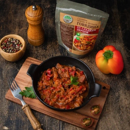 Говядина со сладким перцем Кронидов