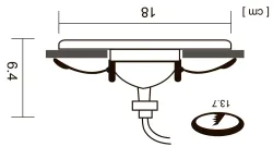 Точечный встраиваемый светильник Arte Lamp