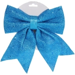 Бант на ёлку «Волшебство» 20*25*10 см, Голубой