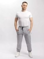 брюки спортивные джоггеры на резинке и манжетами трико