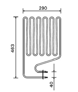 Тэн для сауны Harvia 3000w 230v косой
