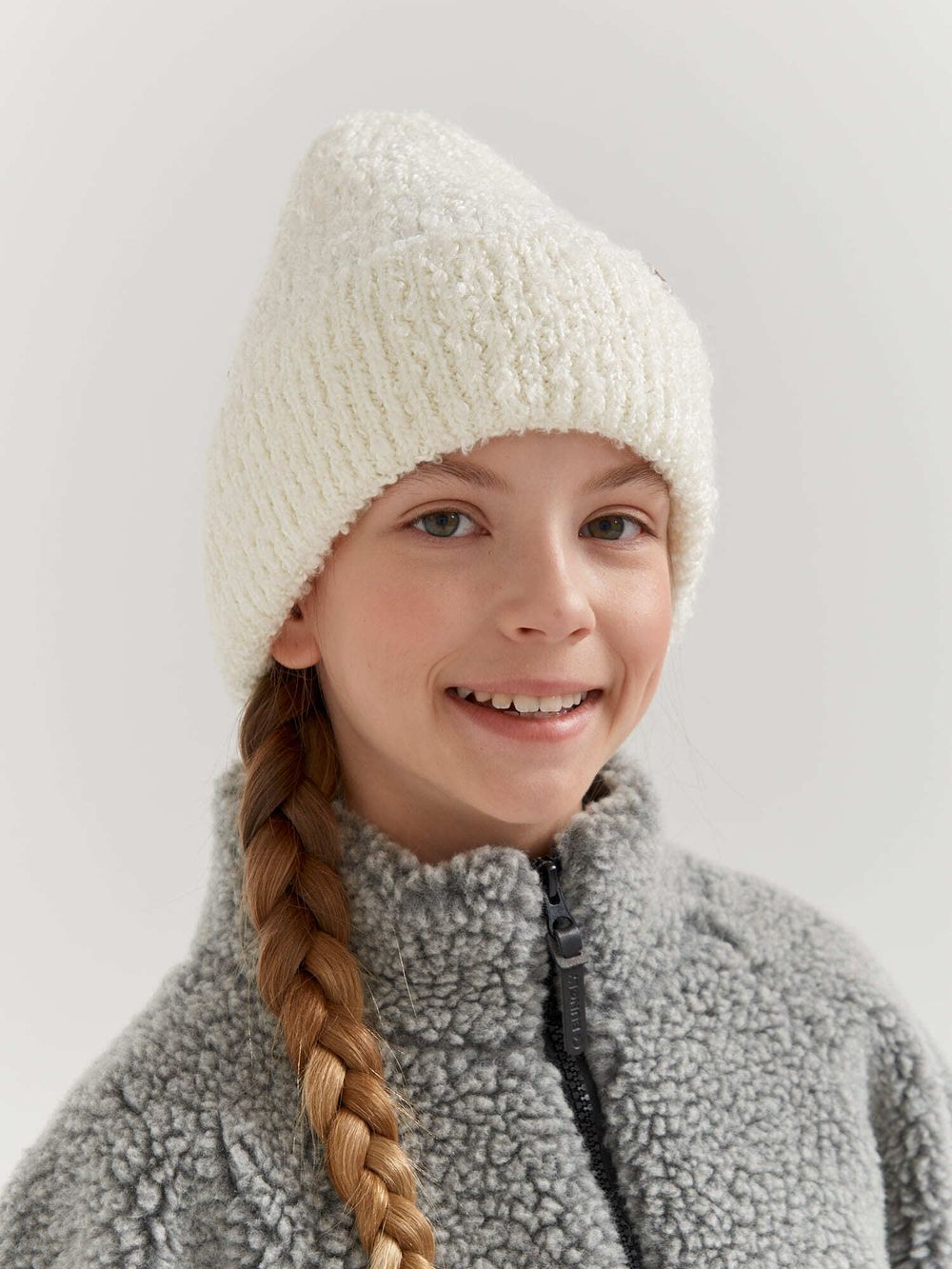 Шапка букле "Молоко"