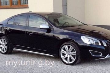 Накладки на пороги V.1 для VOLVO S60 V60 2010-2018