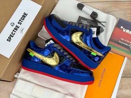 Nike Air Force 1 Low x Louis Vuitton Blue Yellow