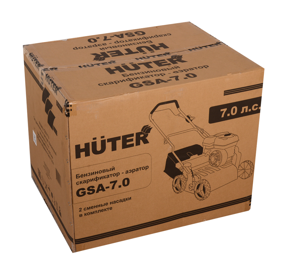 Бензиновый скарификатор-аэратор Huter GSA-7,0