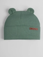 Шапка детская с ушками на осень