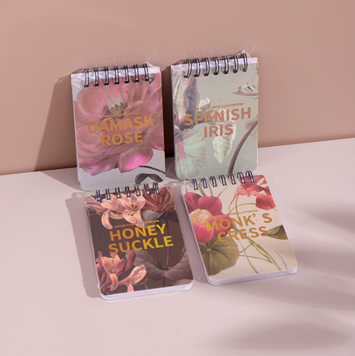 Блокнот для записей 105х74мм, Vintage Printed