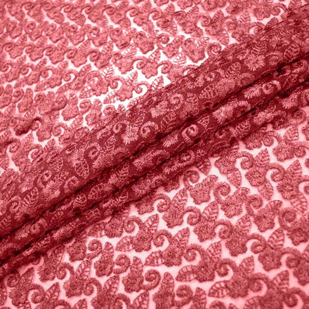 Кружевное полотно, 120 см, герань