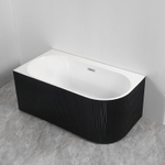 Ванна акриловая Azario LAGO BLANCO BLACK 170х75 пристенная (AZ-6724-1CLB 17075)