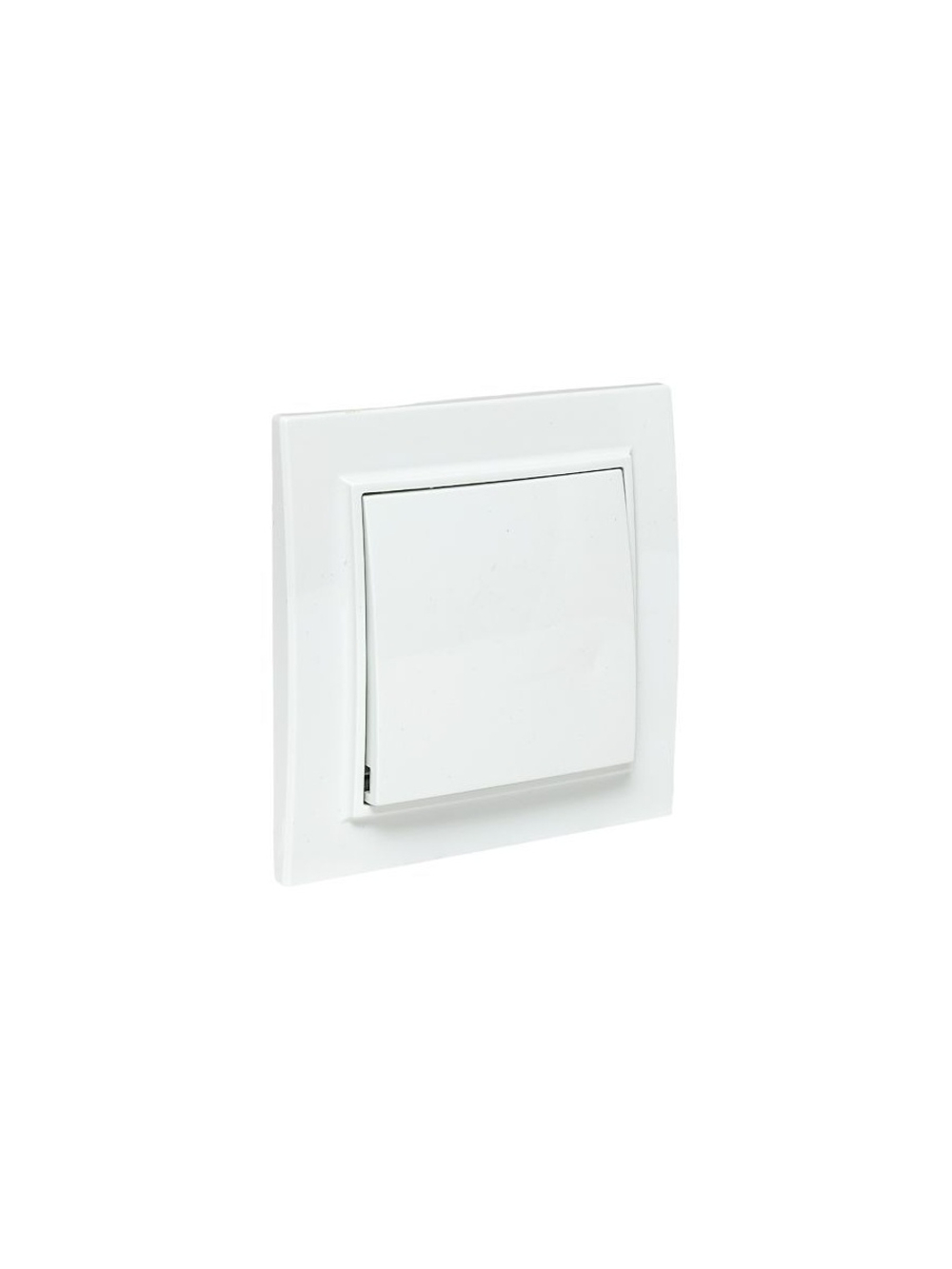 Выключатель 1-кл. СП Минск 10А IP20 бел. Basic EKF ERV10-021-10