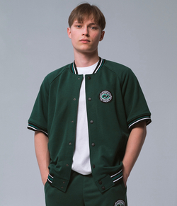 Short Sleeve Bomber Зеленый