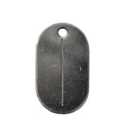 Жетон пустой овальный ст/обр алюминий
