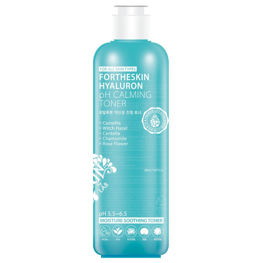 ForTheSkin Hyaluron Ph Calming Toner успокаивающий тонер для лица с гиалуроновой кислотой