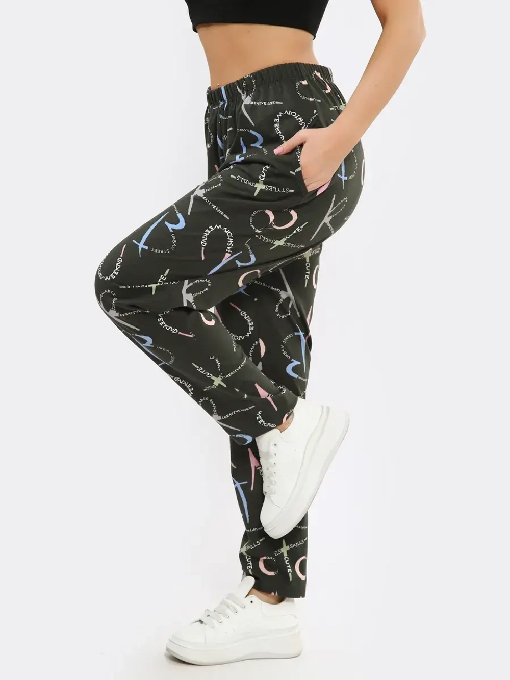 Брюки женские большие размеры