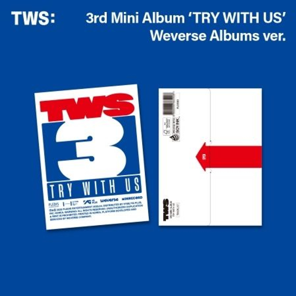 Альбом TWS - TRY WITH US 3rd Mini Album WVS ALBUMS Version