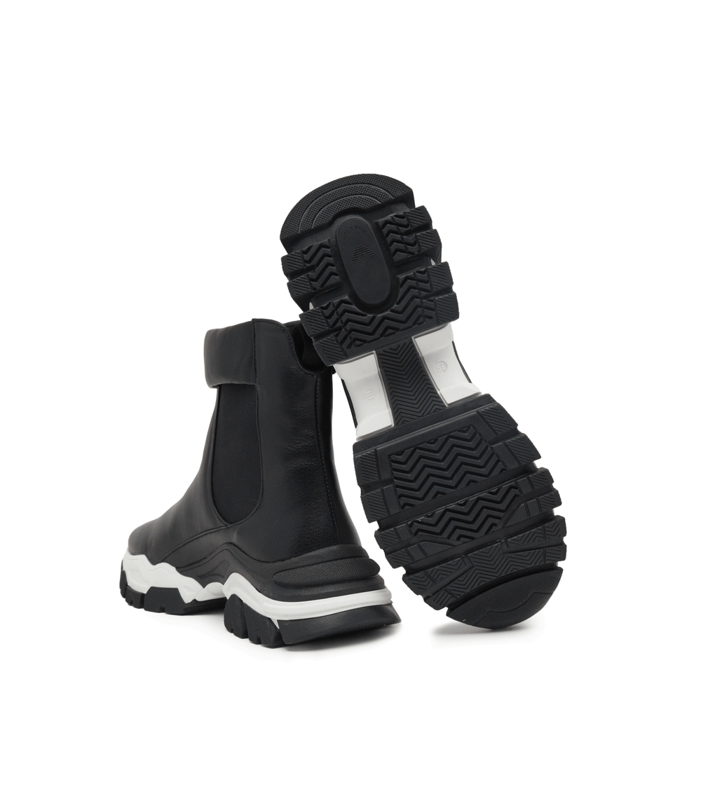 кожаные кроссовки Emporio Armani - черный(X3M357 XF683)