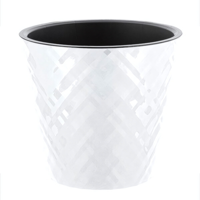 Горшок для цветов InGreen Manhattan D230мм, 5 л c дренажной вставкой, белоснежный жасмин