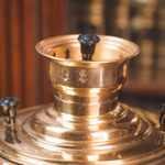 Антикварный тульский самовар в форме рюмки