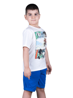 Футболка для мальчика CF Kids, молочный 549033 SS16-BTS-6