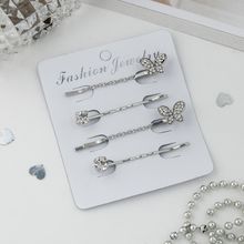 Набор невидимок для волос Кварта Queen fair, 4 шт