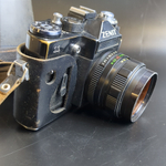 №9 Фотоаппарат "Зенит-11" с объективом "Helios-44М-4", в родном кофре, алюминиевый сплав, Красногорский механический завод, СССР, 1981-1992 гг.